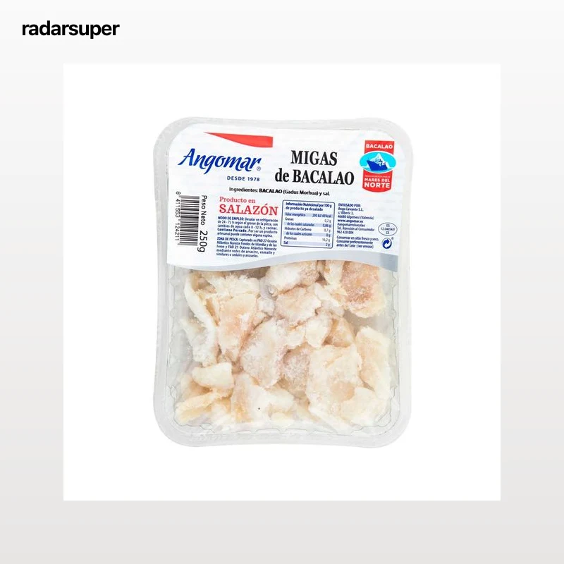 ANGOMAR Migas de Bacalao salado 250 g.