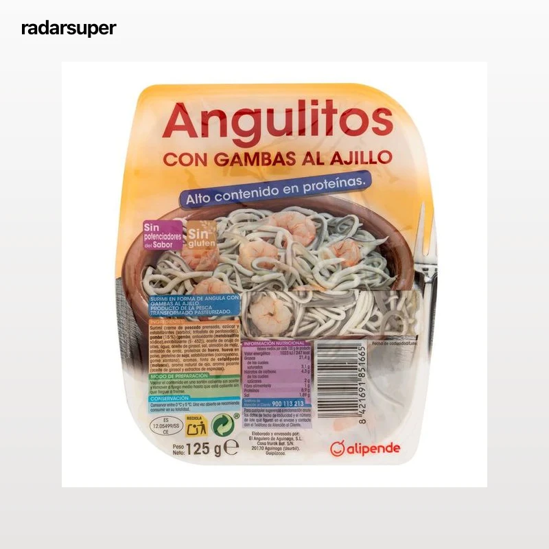 Angulitos Alipende 125g gambas al ajillo