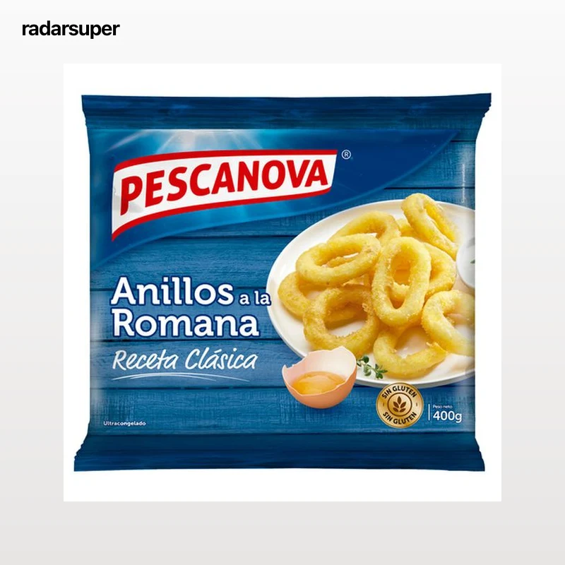 Anillos a la romana sin gluten Pescanova 400g