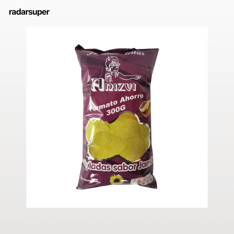 ANIZVI Patatas fritas sabor jamón 300 g.
