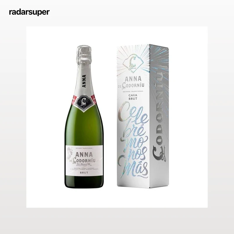 ANNA DE CODORNIU Cava brut con D.O. Cava botella de 75 cl.
