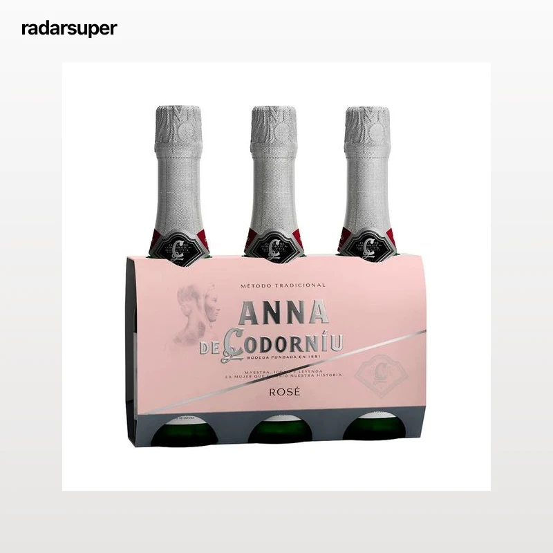ANNA DE CODORNIU Cava brut rosé benjamin 3 x 20 cl.