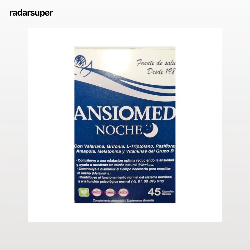 ANSIOMED Noche Complemento alimenticio para la mejora del sueño 45 uds.