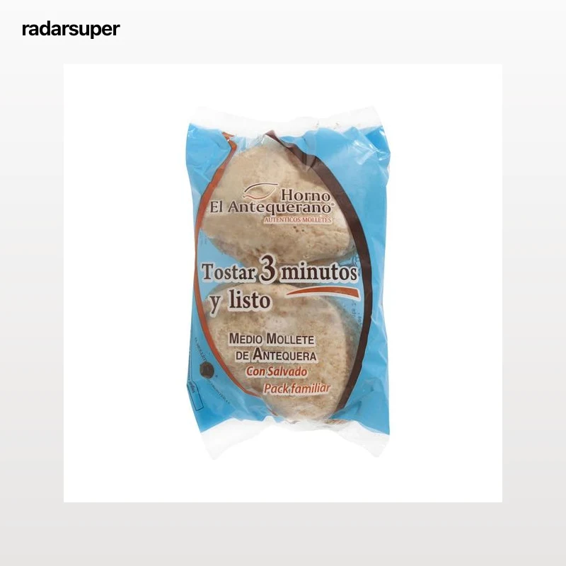 EL ANTEQUERANO Mollete antequerano con salvado 4uds. 280 g.