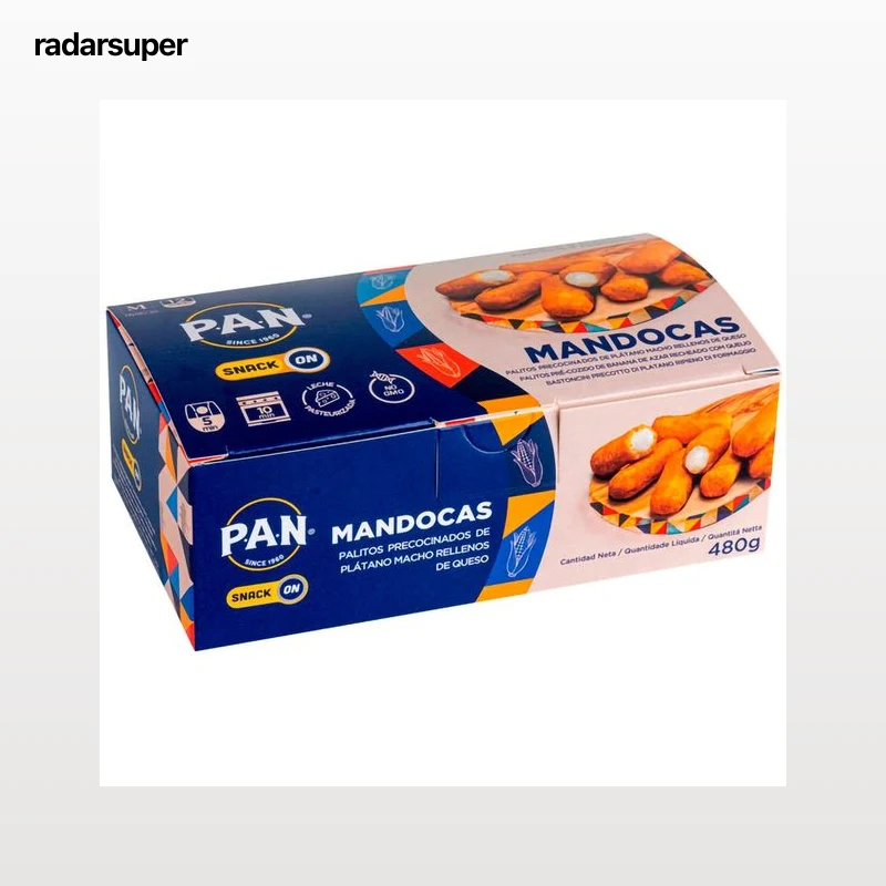 ANTOJOS ARAGUANEY Snack de plátano macho relleno de queso,12 uds.