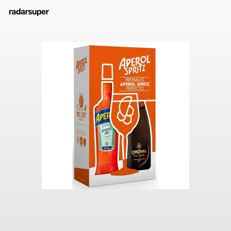 Aperitivo Aperol 70 cl. + Vino espumoso Cinzano Pro Soritz 75 cl.