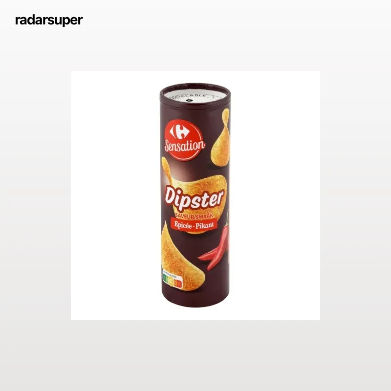 Aperitivo de patata picante Dipster Carrefour 175 g.