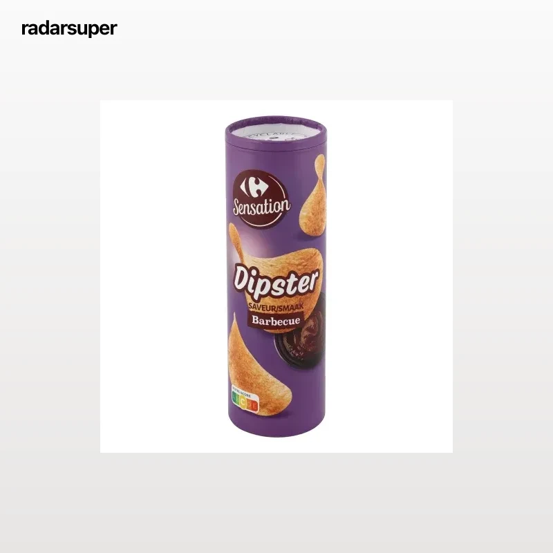Aperitivo de patata sabor barbacoa Dipster Sensation Carrefour 175 g.