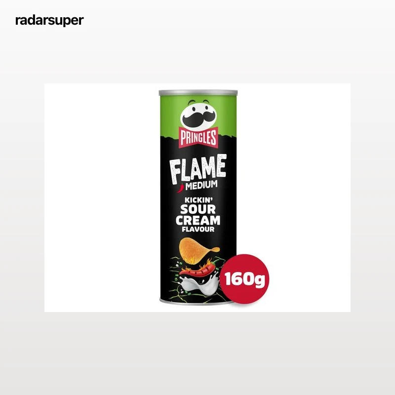 APERITIVO PRINGLES SALGADO FLAME NATAS E CEBOLA 160G