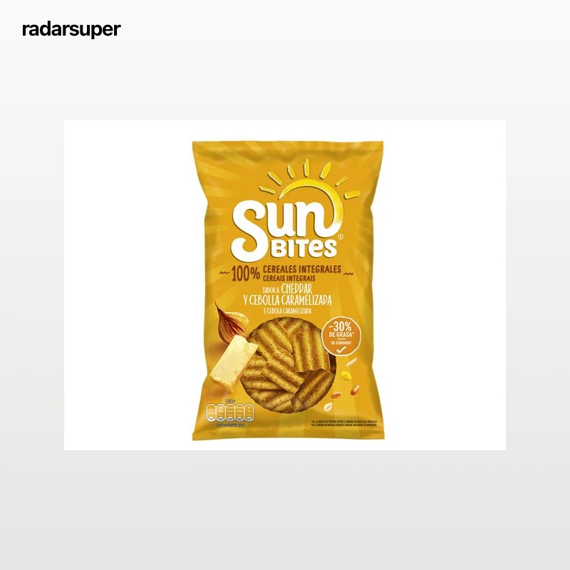 APERITIVO SUNBITES QUEIJOCHEDDAR CEBOLA CARAMELO 95G