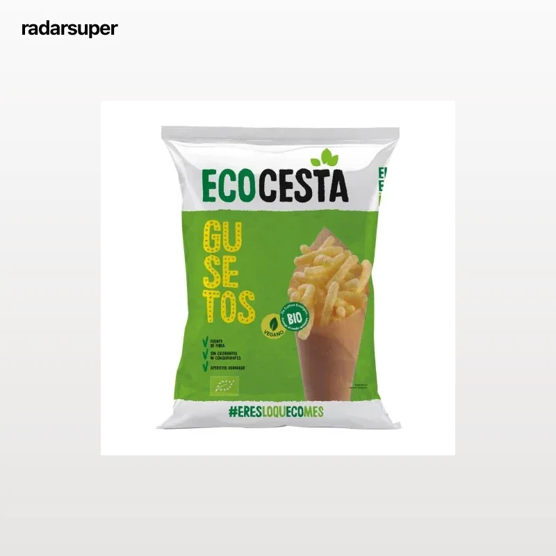 Aperitivo vegetal gusetos ecológico EcoCesta 60 g.