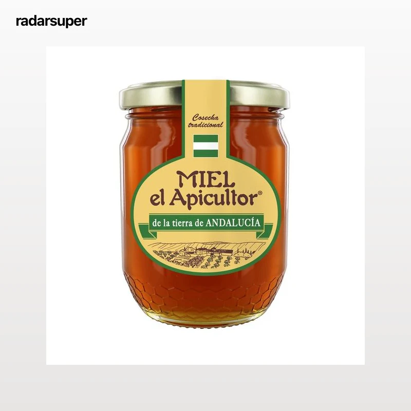 EL APICULTOR Miel multifloral de la tierra de Andalucía 375 g.