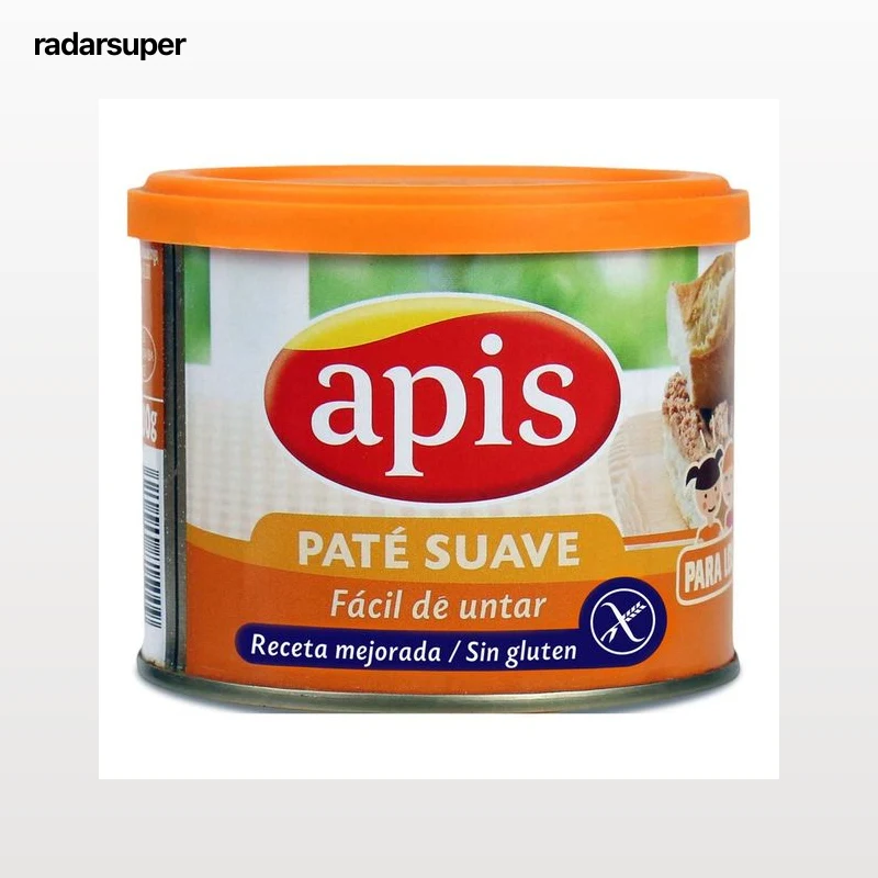 APIS Paté de hígado de cerdo lata de 200 g.