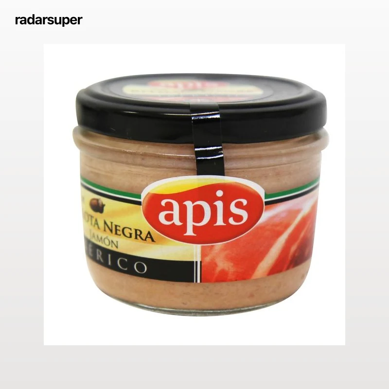 APIS Paté de jamón ibérico de bellota frasco de 125 g.