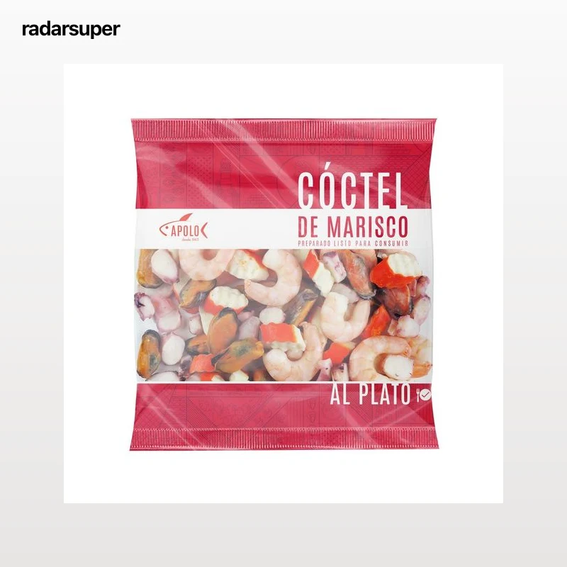 APOLO Coctel de marisco, listo para descongelar, aliñar y comer APOLO 360 g