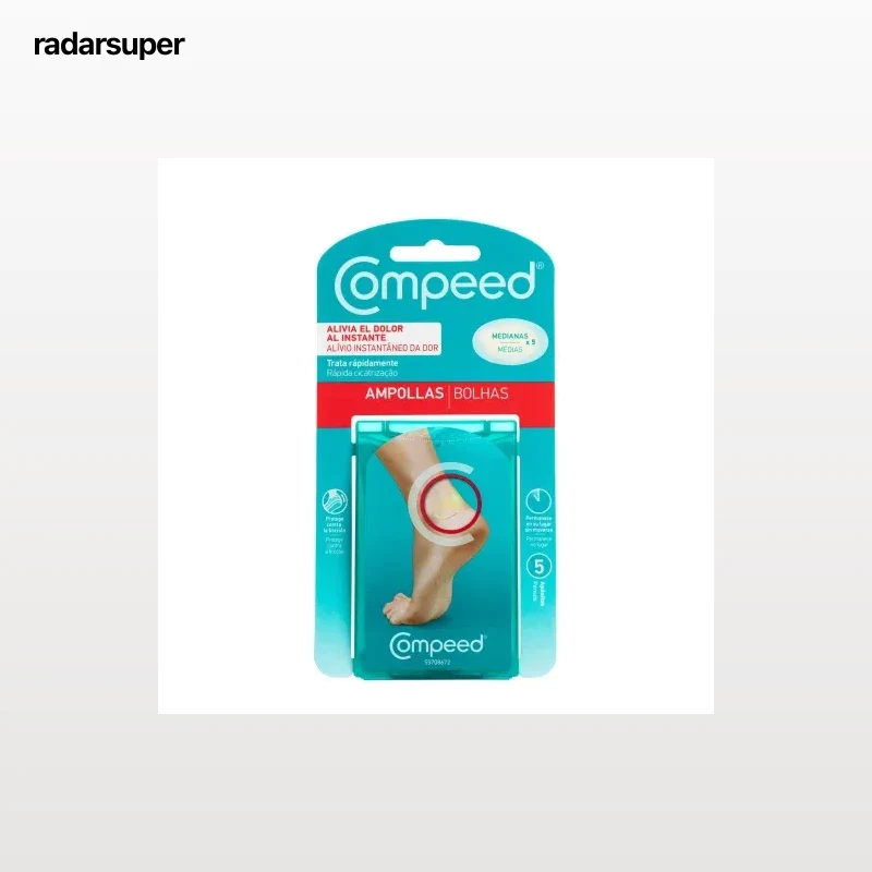Apósitos ampollas medianas Compeed 5 ud.