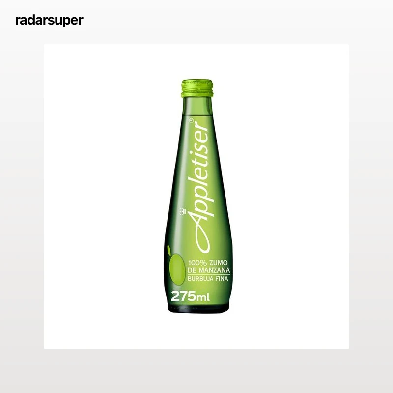 APPLETISER Bebida refrescante de manzana ligeramente gasificado botella de vidrio 275 ml.