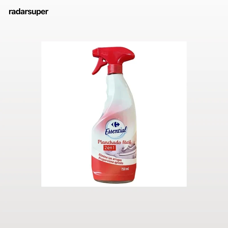 Apresto planchado fácil 2 en 1 Essential Carrefour 750 ml.
