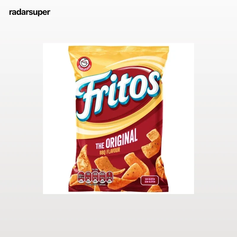 Apritivo de maíz sabor barbacoa Fritos Matutano sin gluten 130 g.