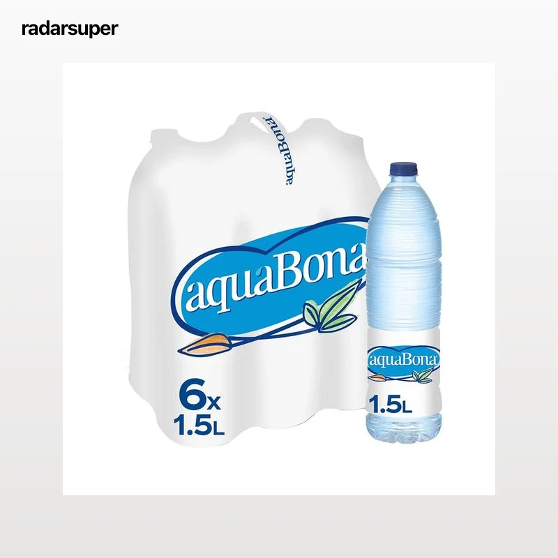 AQUABONA Agua natural mineral botella pack de 6 uds x 1.5 L