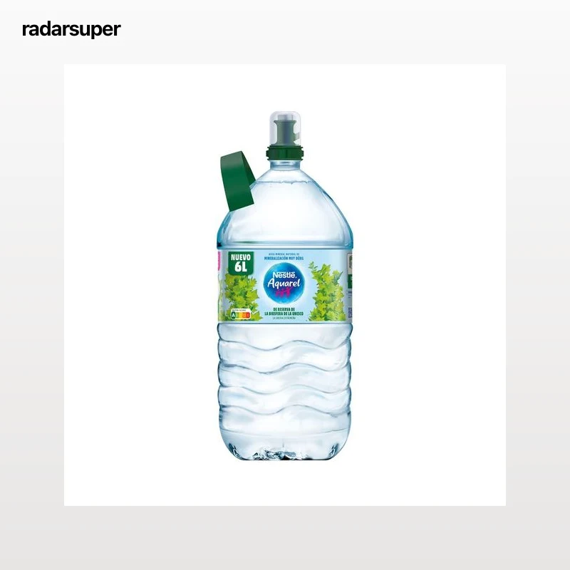 AQUAREL Agua mineral garrafa de 6L.