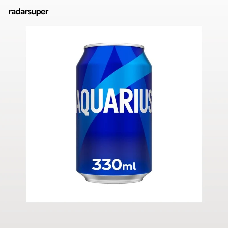 AQUARIUS Bebida isotónica con sabor a limón en lata de 330 ml.
