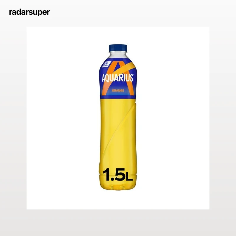AQUARIUS Bebida isotónica con sabor a naranja en botella de 1.5 l.