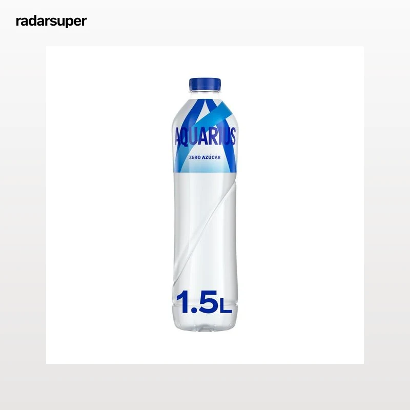 AQUARIUS Zero Bebida isotónica sin azúcar con sabor a limón botella de 1.5 l.