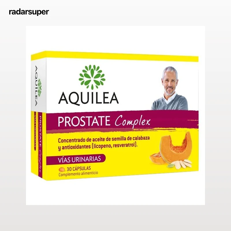 AQUILEA Complemento alimenticio (concentrado de aceite de semilla de calabaza y antioxidantes) AQUILEA Prostate complex 30 uds.
