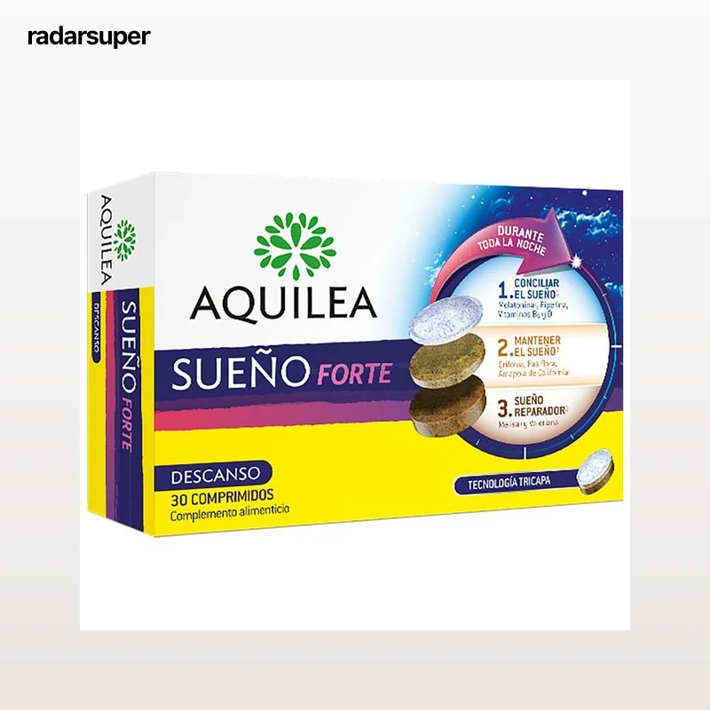 AQUILEA Complemento alimenticio para la mejora del descanso nocturno AQUILEA Sueño forte 30 uds.