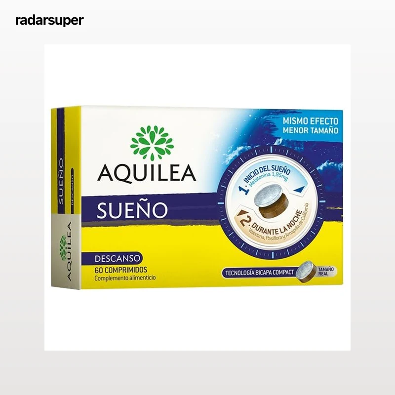 AQUILEA Complemento alimenticio que favorecen la aparición del sueño de calidad AQUILEA Sueño 60 uds.