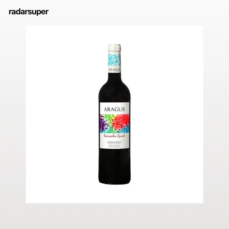 ARAGUS  Vino tinto con D.O. Campo de Borja botella de 75 cl.