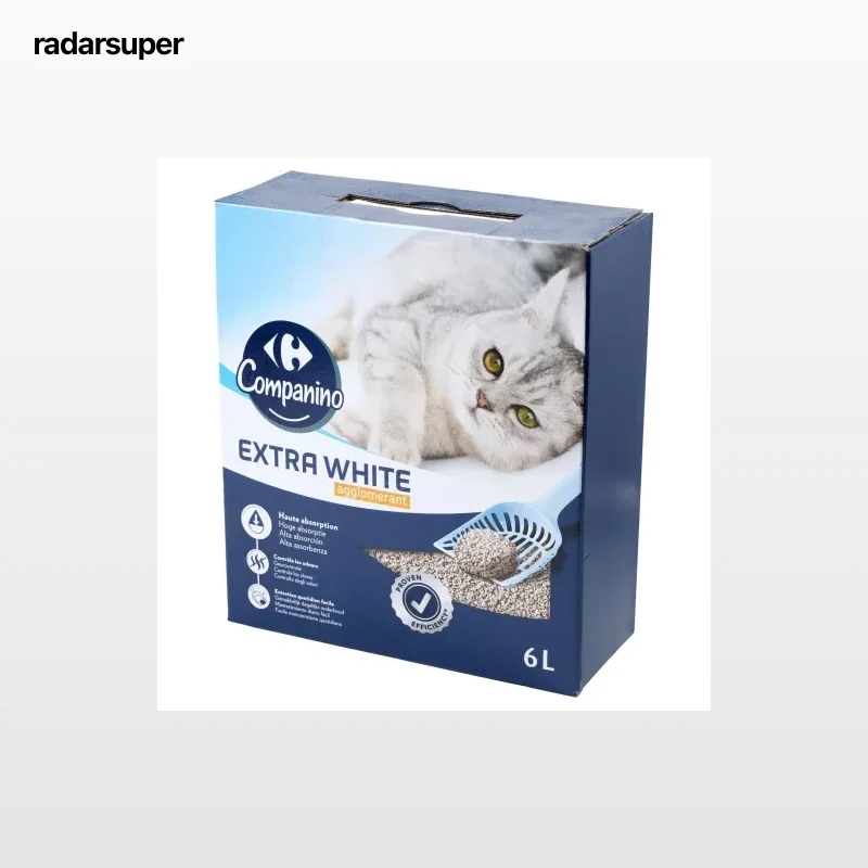 Arena aglomerante extra white Carrefour 6L