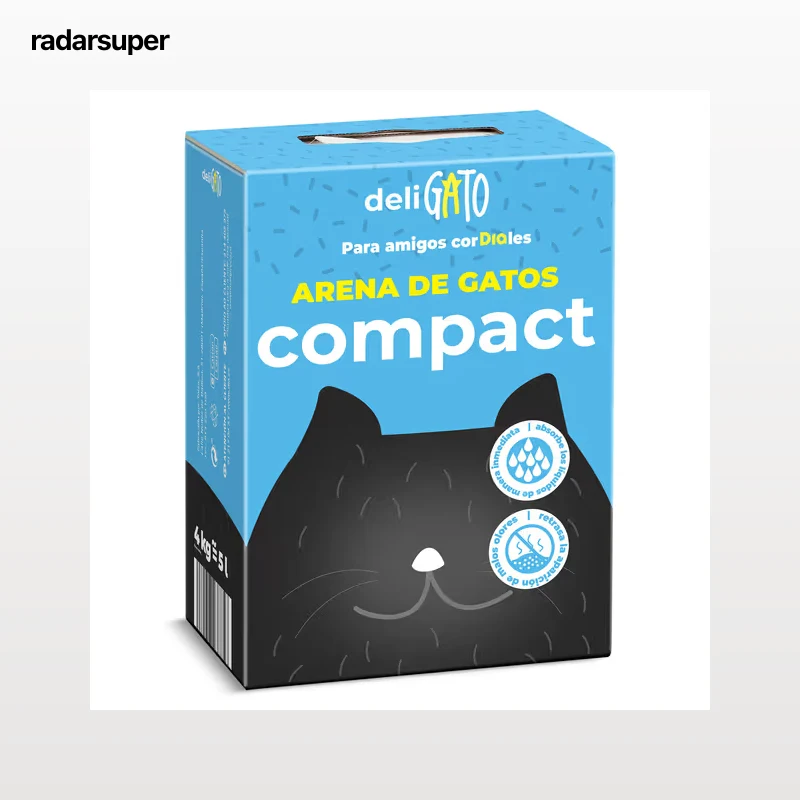 Arena para gatos compacta Dia Deligato 4 Kg