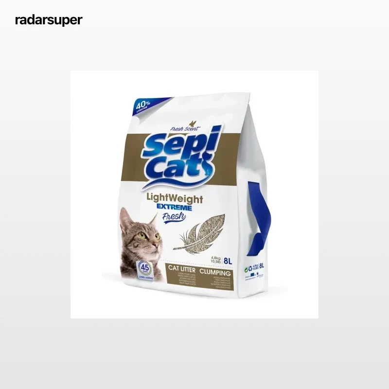 Arena para Gato Aglomerada Ligera Sepicat Extreme  8L