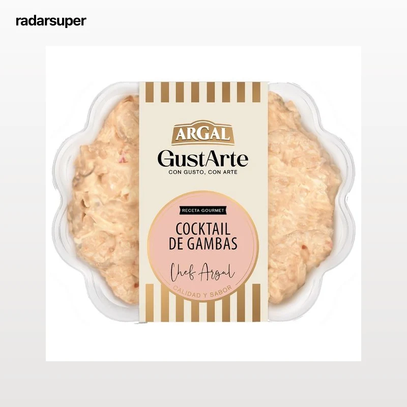 ARGAL Gustarte Cocktail de gambas receta gourmet 220 g.