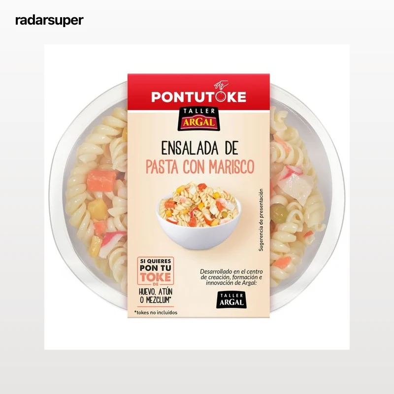 ARGAL Pontutoke Ensalada de pasta con marisco, lista para tomar 200 g.