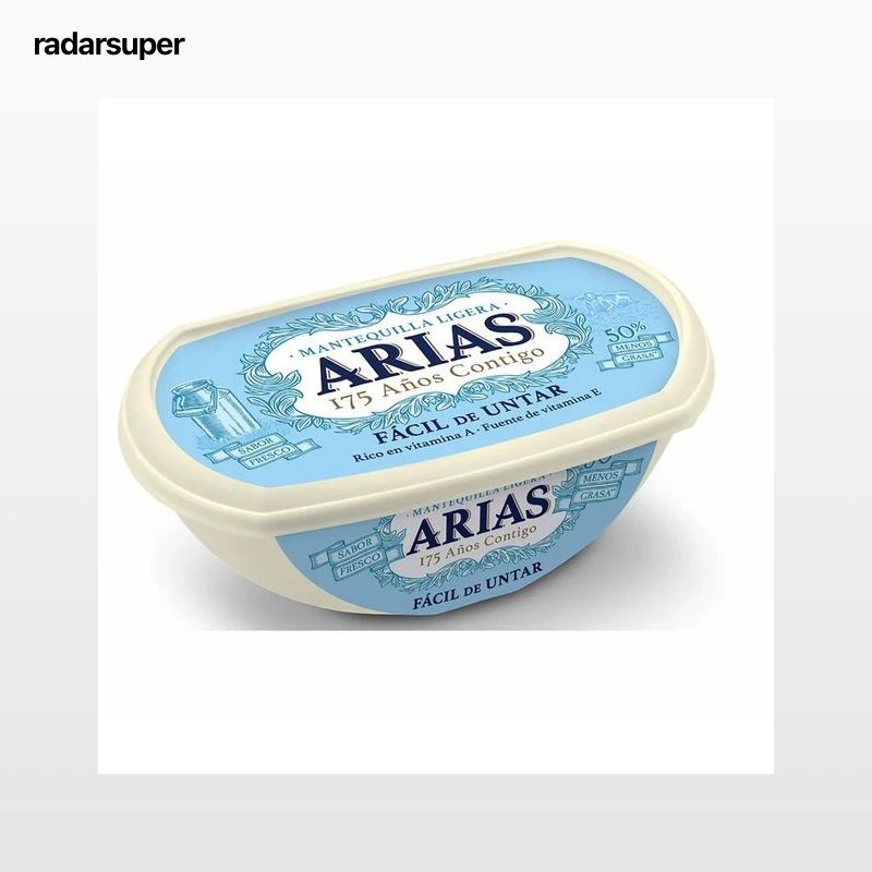 ARIAS Tarrina de mantequilla fácil de untar ARIAS 235 g.