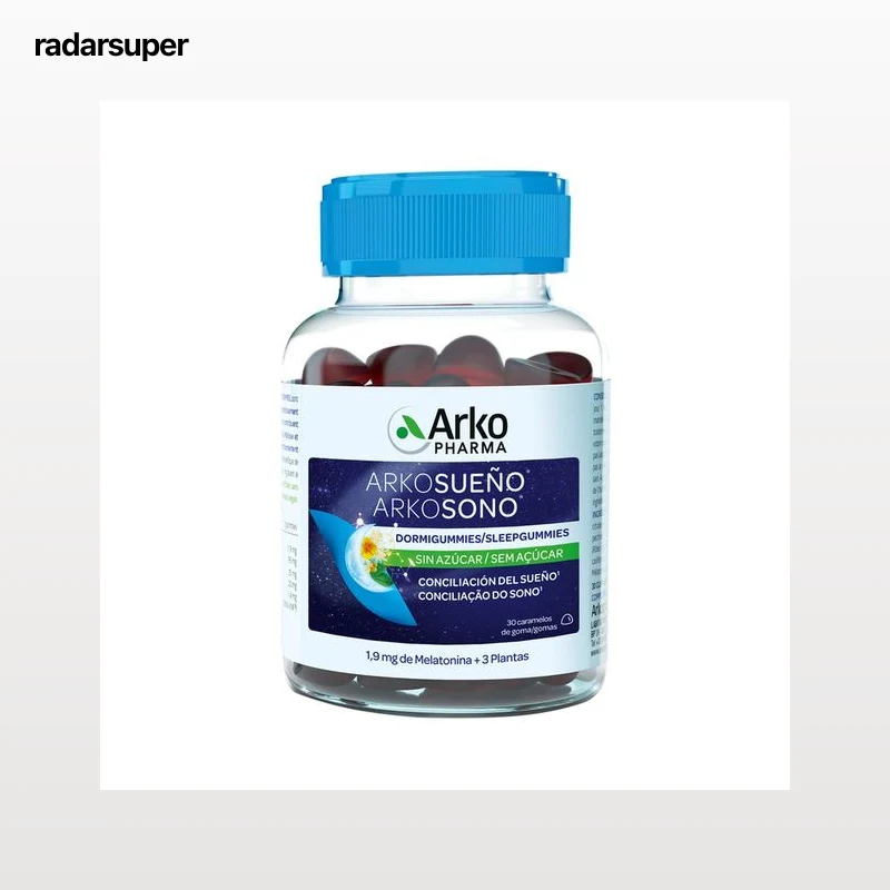 ARKOPHARMA Arkosueño Caramelos de goma sin azúcar que ayudan a conciliar y tener un sueño de calidad 30 uds.