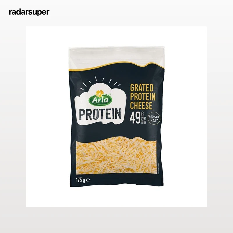 ARLA Queso rallado light para pizza con alto contenido de proteína 175 g.