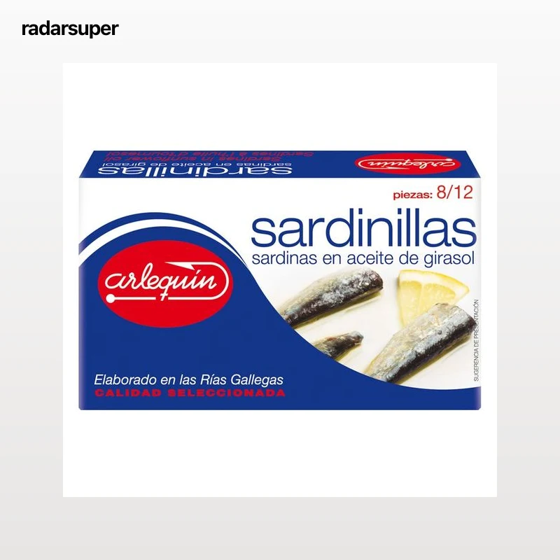 ARLEQUIN Sardinilla en aceite de girasol lata 57g