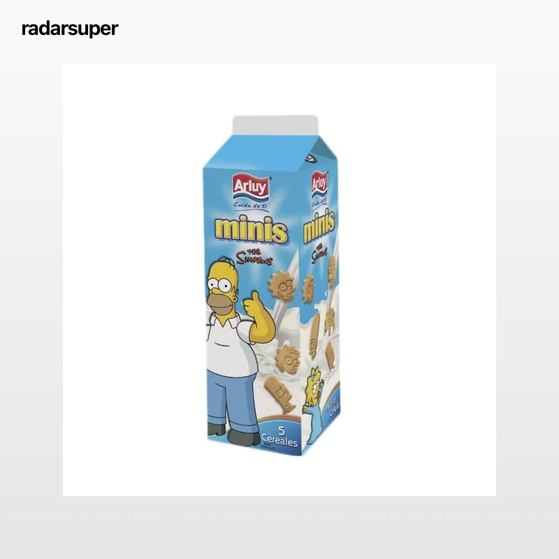 ARLUY Galletas de cereales con forma de los Simpsons 275 g.