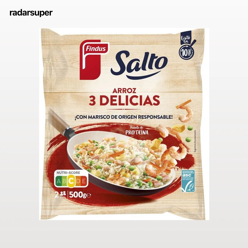 Arroz 3 delicias Findus Salto 500g