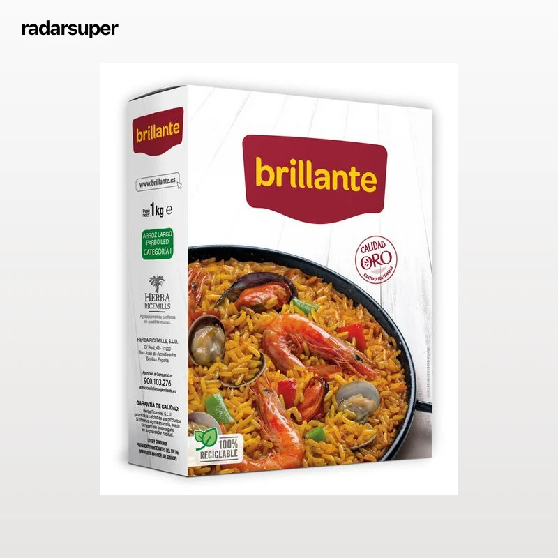 Arroz Brillante 1kg vaporizado