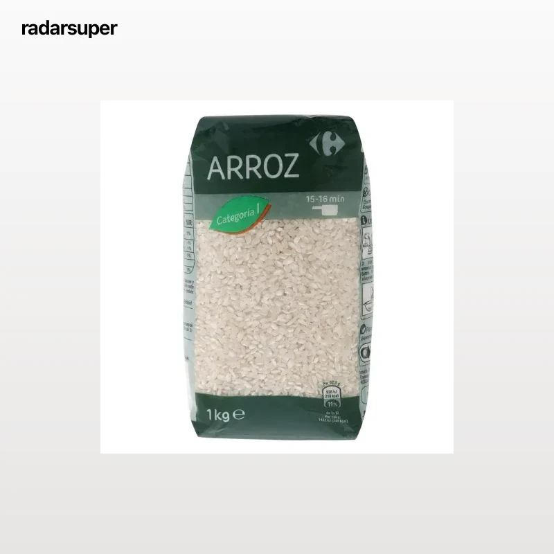 Arroz categoría primera Carrefour 1 kg.