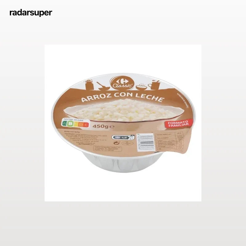 Arroz con leche Carrefour 450 g.