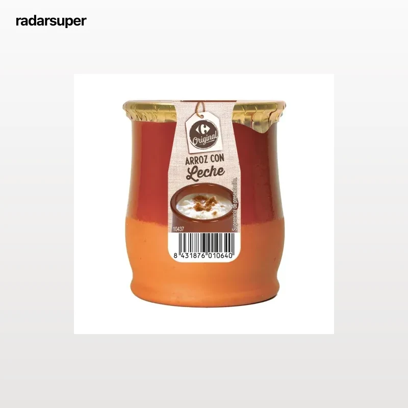 Arroz con leche Carrefour sin gluten 140 g.