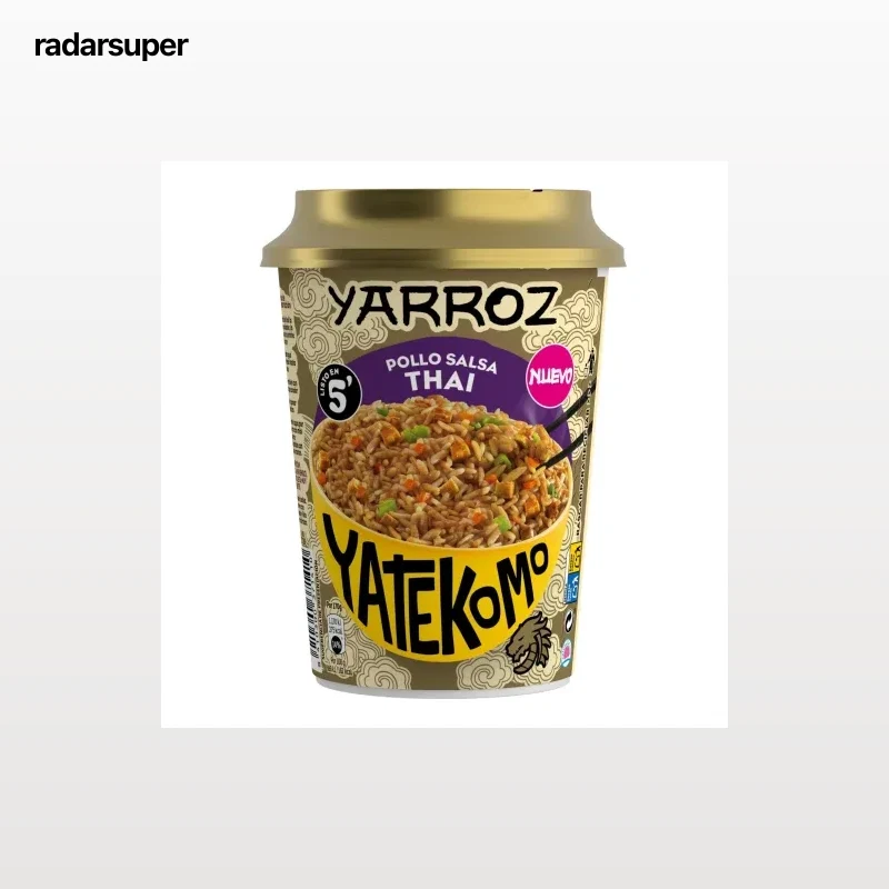 Arroz con pollo en salsa thai Yarroz Yatekomo 83 g.