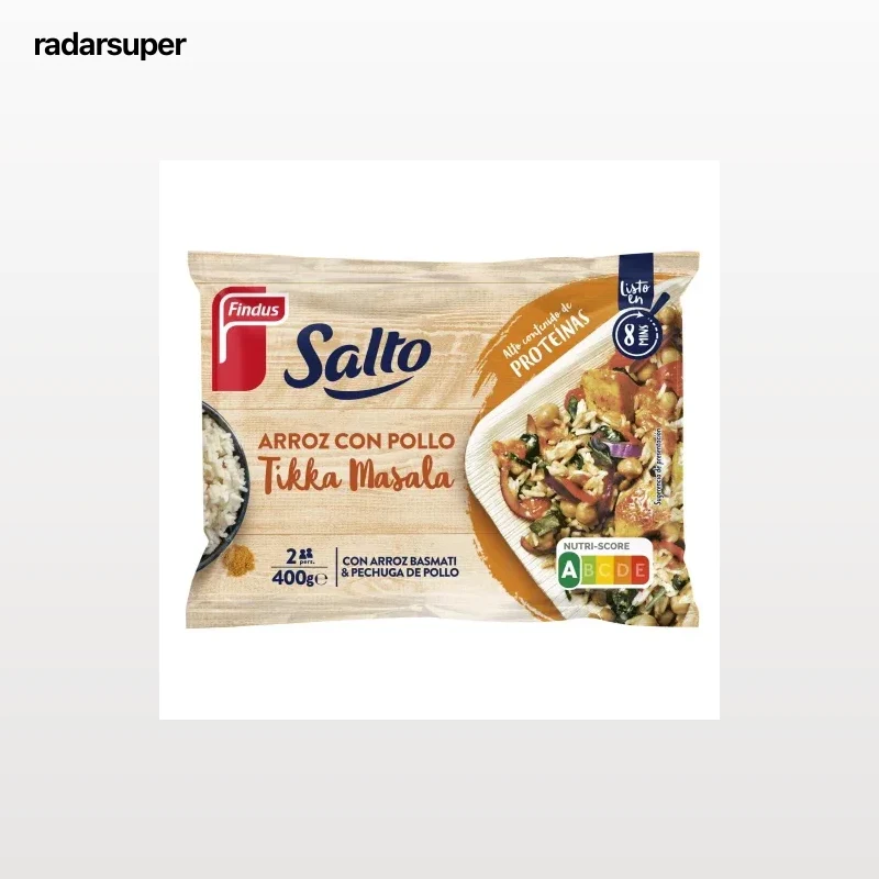 Arroz con pollo Tikka Masala Findus 400 g.