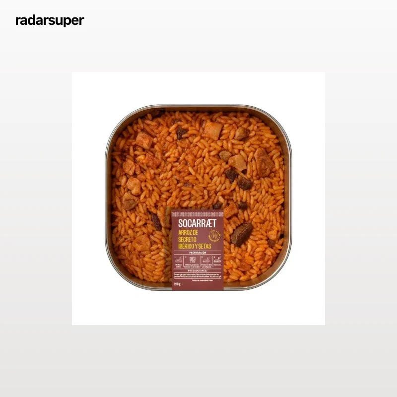Arroz de secreto ibérico y setas Socarraet 280 g